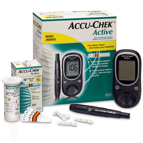 Máy đo đường huyết AccuChek Active GU (thế hệ mới)