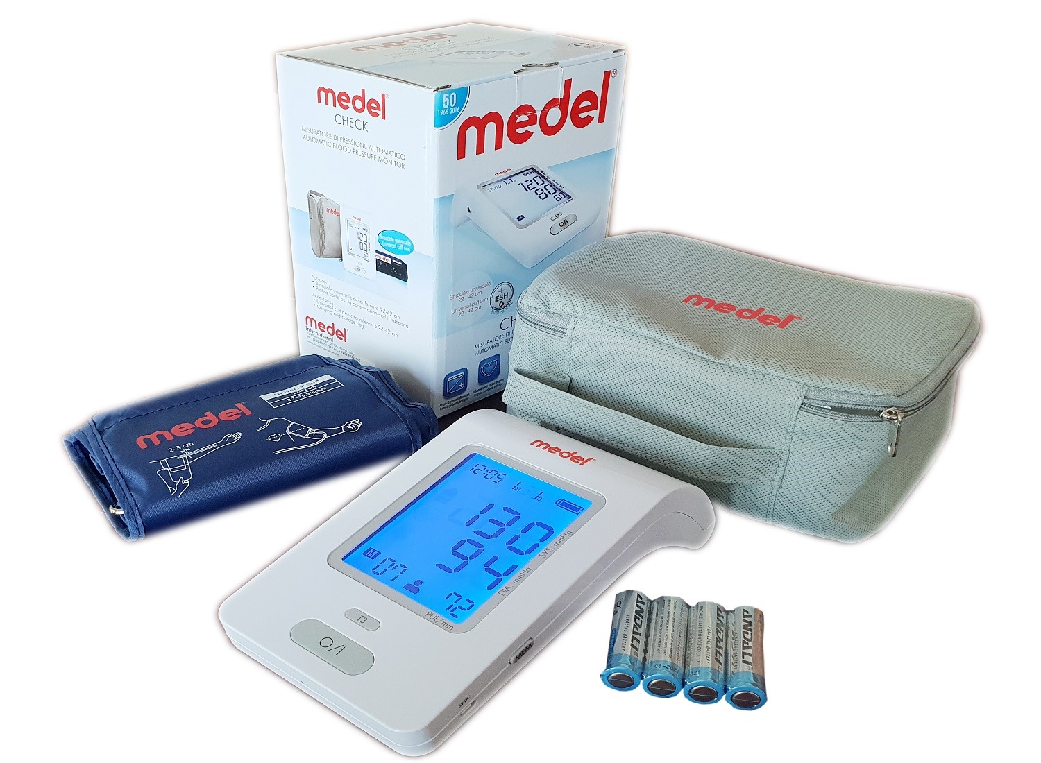 Máy đo huyết áp điện tử bắp tay Medel CHECK, Italy